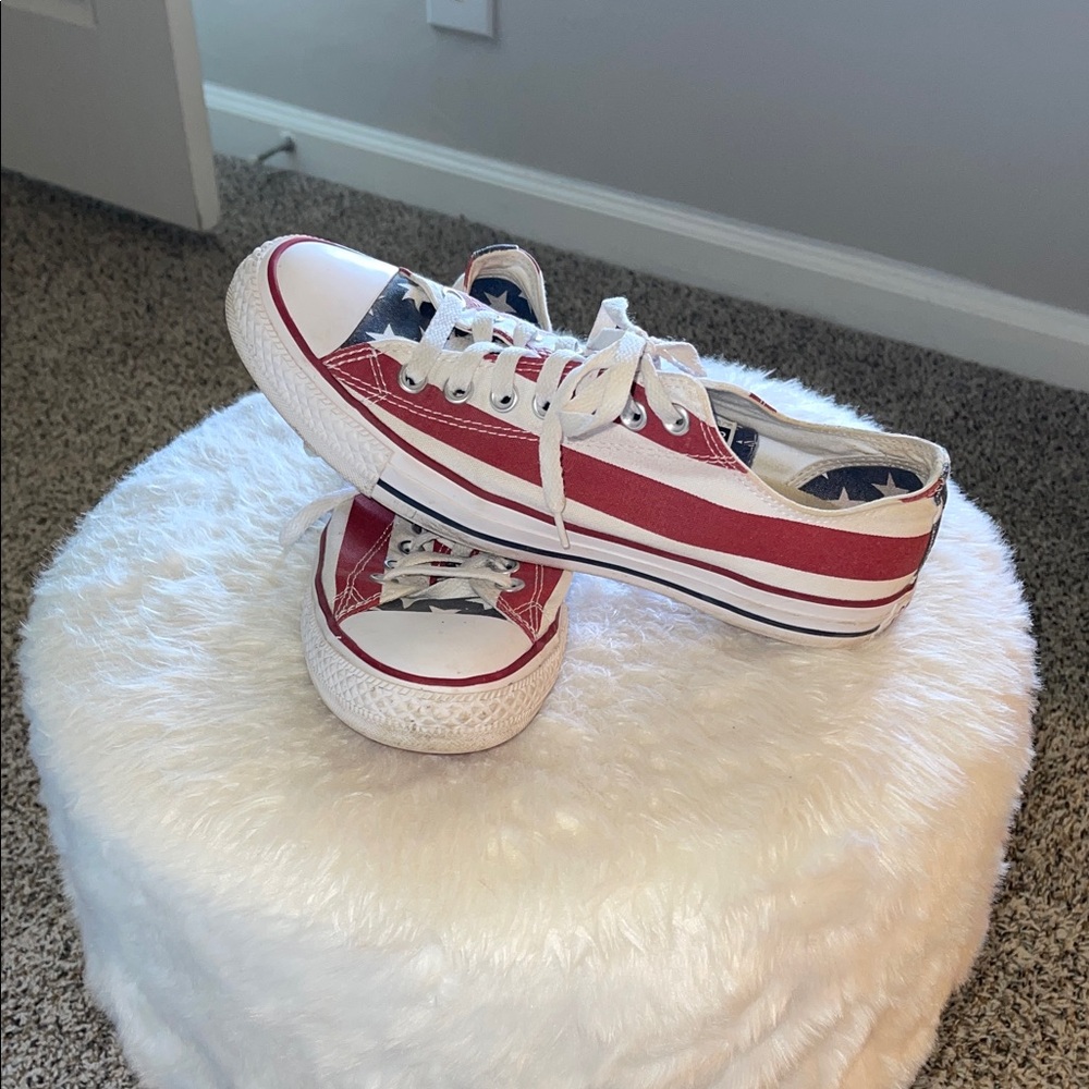 Converse AMERICAN FLAG 🇺🇸, men’s 8.5 women’s 10.5